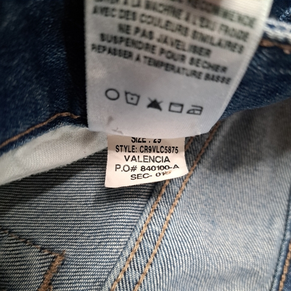 Joe's Jeans Womens 34x28 Blue Valencia Faded High Rise Slim Ankle - Picture 6 of 10